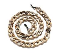 QQLADY Matte Color Acrylic Sunglasses Chains For Women Men Reading Glasses Chains Eyewear Cord Holder Neck Chain Strap Lanyard