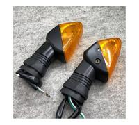 QQLADY Motorcycle Indicator Light Compatible With Kawasaki For Ninja ZX-6R 636 600 ZX-10RR 1000 650R Z750S KLE 500 1 Pair Yellow/White Lens Motorcycle Turn Signal Light(Yellow Lens)