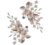 QQLADY Pearls Rhinestone Wedding Shoe Clips Crystal Flower Shoe Charm Buckles Ladies Boots Decoration Ornaments
