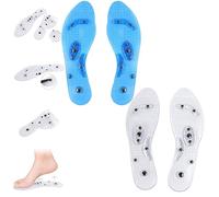 QQLADY Stepsoothe Far Infrared Acupressure Insoles, Foot Massage Acupuncture Insoles (L(29cm), 2PCS-E)