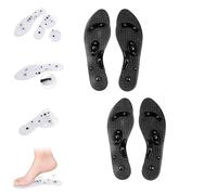QQLADY Stepsoothe Far Infrared Acupressure Insoles, Foot Massage Acupuncture Insoles (XS(25cm), 2PCS-A)