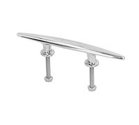 Qqmora 10in Stainless Steel Flat Dock Cleat Deck Rope Holder Tie Down Marine Boat Yacht,Deck Cleat Mooring Accessories Marine Hardware,Stainless Steel Cleat Boat Marine Hardware