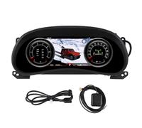 Qqmora 12.3 Inch LCD Digital Dashboard Digital Instrument Cluster Multifunctional Cluster Real Time Display 6 Languages with Steering Wheel Control for Vehicles
