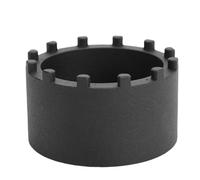 Qqmora 12 Pin Axle Nut Socket High Performance Wheel Hub Nut Removal Tool for Heavy Duty Trucks 1/2" Drive Black Oxide
