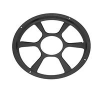 Qqmora 12in Speaker Mesh Cover Carbon Black Protective Grille for Universal Motors Audio Accessories