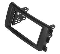 Qqmora 2Din Car Stereo Radio Fascia Trim for SMART ForTwo 2007-2010, Sturdy Replacement Panel for Seamless Fitment, High Performance for Long-term Use [Professional Quality][Car Enthusiasts]