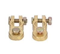 Qqmora 2PCS Battery Terminal Connectors High Strength Pure Copper Maintenance Tool Fit for Automobile Resistance