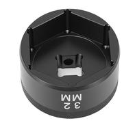 Qqmora 32mm Chamferless Fork Socket Tool Effortless Maintenance for Cyclists Rugged Metal Construction for Fox 36 38 40 Series