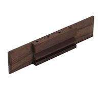 Qqmora 4 String Ukulele Bridge Premium Hard Rosewood Retro Guitar Bridge with Cow Bone Saddle Nut for Enhanced Sound Quality and Durability in Musical Performances