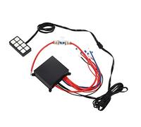 Qqmora 8 Gang Switch Panel Automatic Dimmable Circuit Power Control System for Truck ATV UTV Boat RV 12V-24V ABS