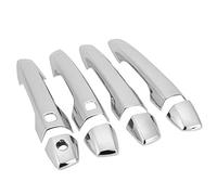 Qqmora 8Pcs Chrome Plated Exterior Door Handle Cover Trim Durable Design for Eclipse Cross 2017-2019