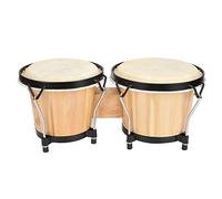Qqmora African Drum Natural Wood Percussion Instrument with Great Tone for Music Players 1 Unit