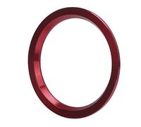 Qqmora Aluminum Alloy Ignition Start Button Ring Trim Red Elegant Replacement for A4 A5 A6 Q5 2009-2018 1 Piece