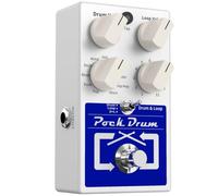 Qqmora Ammoon PockDrum Drum & Loop Guitar Effect Pedal with 3 Modes for Musicians, Electric Guitarists, and Performers - Compact 11 Drum Styles - Durable Metal Construction