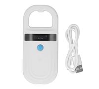 Qqmora Animal Microchip Scanner, 134.2kHz 125kHz Wireless Pet ID Reader with 256 Data Storage LED Display, for Dogs Cats Livestock Management