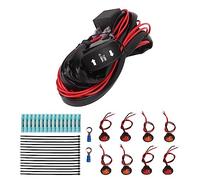 Qqmora ATV UTV Street Legal Kit with Turn Signal Lights Complete Accessory for Stable Performance Easy Installation for Road Safety 40 Feet Prewired Wiring Harness (Vertical Turn Switch)