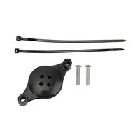 Qqmora Bike Anti Theft Bracket Durable Lightweight Holder for Bicycle Tracking and Security Management Black 1 Unit (#1)