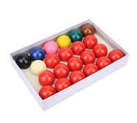 Qqmora Billiard Balls Set 22Pcs Resin Comfortable Hitting Feel for Snooker Games 52.2mm