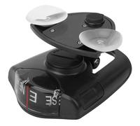 Qqmora Car Compass Ball Foldable Durable Accurate Direction Pointer for Vehicles Boats Trucks Outdoor Hiking Camping Black Plastic 7.5x6x4 Cm