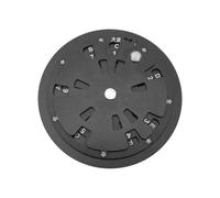 Qqmora Circle of Fifths Wheel Music Theory Wheel Chord Learning Tool Keyboard Guitar Bass Tool Rotating 11cm Portable with Key Signatures Chord Progressions for Beginners Musicians