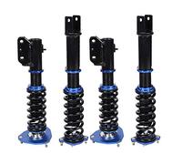 Qqmora Coilover Suspension Kit, Durable Aluminum Coilover Struts, Performance Damper for Lancer EVO 8 9 2003-2007, 4pcs with Wrenches