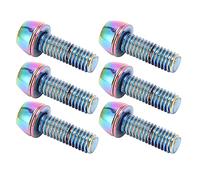 Qqmora Cycling Stem Screws Set with Washers for Mountain and Road Cycles,