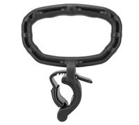 Qqmora Detachable Kettlebell Grip for Dumbbells, Non-Slip Handle for Home Gym Workouts, Portable Kettlebell Conversion Grip Made of Sturdy Black Plastic