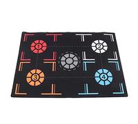 Qqmora Dribble Training Mat Non Slip Silent Design Perfect for Skill Development Black Rubber 76x106.7cm 1 Unit