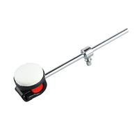 Qqmora Drum Beater Hammer, Round Felt Head, Perfect Sound for Bass Drum Performance, Metal Handle, 18cm/7.1in, 1 Unit