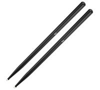 Qqmora Drum Sticks 5A Maple Wood Professional Drumsticks Nice Quality Smooth Grip Enhanced Rebound Control Perfect for Drummers Beginners and Hobbyists Black or Red 40cm (Black)