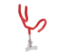 Qqmora Fishing Rod Holders Durable PVC Coated Fish Pole Holder with Mounting Base for Boat Yacht Kayak Drift Fishing 4pcs Red