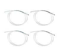 Qqmora Full Set Violin Strings for 3/4 & 4/ Violins, Durable Stainless Steel Core, G D A and E Pitches, 1 Set