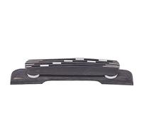 Qqmora GO104 Ebony Guitar Bridge Jazz Accessory with 6 Point Adjustable Height 21 26mm Premium Wooden Bridge for Jazz Bass Guitar Players Ebony Brass Material