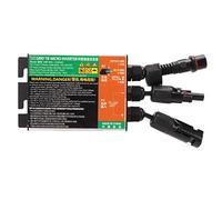 Qqmora Grid Tie Micro Inverter High Performance 180W for Home Solar Solutions Aluminium Alloy DC to AC Conversion