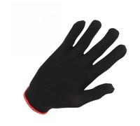 Qqmora Guitar Glove Black Soft Protect Hands for Musicians Practice Musical Instruments Accessories (Small Size)