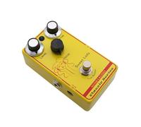 Qqmora Guitar SWEET LADY Overdrive Effector Touch Sensitive Low Gain for Electric Guitar Musicians Aluminum Alloy Yellow