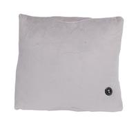 Qqmora Heated Throw Pillow Soft Velvet Electric Heating Pillow Quick Heating for Comfort and Warmth 17.72x17.72in (Gray)