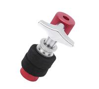 Qqmora Hi-Hat Cymbal Clutch Premium Durable Red Black Musical Instrument Accessory for Jazz Drum Kit 1 Unit