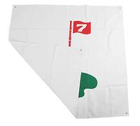Qqmora Hitting Target Net Durable Canvas Practice Hit Cloth for Indoor Outdoor Training 1.5x1.5m (7 font)