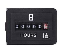 Qqmora Hour Meter Gauge for Engine Reliable Performance 99,999.9 Hours for Motor Boat (HM001)