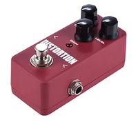 Qqmora KOKKO FDS2 Mini Distortion Pedal Compact & Portable Effect Pedal for Guitar Players Aluminum Alloy 9V AC Adapter 180g