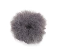 Qqmora Lavalier Microphone Wind Muff for 0.5cm Mics (Gray) | artificial fur, Lightweight design, Effective wind noise reduction, Easy installation, Perfect for outdoor use