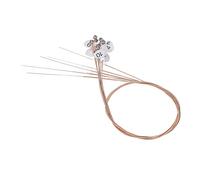 Qqmora Lyra Harp Steel String Set Durable Wear Resistance Adjustable Tone String Set for Harp Players Ideal Choice for Learners, Performers 10PCS