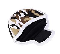 Qqmora Magnetic Buckle Putter Head Cover with Camouflage Design for Accessories Durable and Water Resistant 1 Piece (camouflage brown)