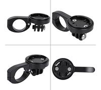 Qqmora Metal Bike Computer Mount Holder Sturdy Adjustable for Cycling Accessory Compatible with Bryton Wahoo 2.8x1.4inch (#2)