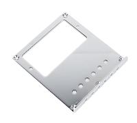 Qqmora Metal Guitar Bridge Plate for 4 String Guitar, High Strength Replacement Part, Easy to Install, Ideal for Beginners