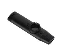 Qqmora Metal Kazoo Musical Instrument with Adjustable Tightness for Humming Fun - Durable Resin and Metal Design with 5 Flute Diaphragms (Black)