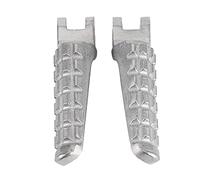 Qqmora Motor Rear Foot Pegs Footrests Premium Anti Slip Durable Riding Accessories for 696 796 2009 2013 Silver Iron 12x2cm