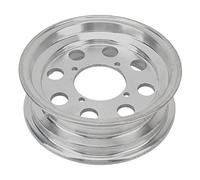 Qqmora Motorcycle Front Wheel Rim Aluminum Alloy 10 Inch Lightweight Tubeless Wheel Hub for Monkey Z50 Q50 Mini Bike Durable Resistant Replacement