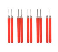 Qqmora Multimeter Probes , 4mm Outlet Hole Test Needle 30Vac-60Vdc Voltage J . 30015 for Routine Circuit Testing for Voltage Testing(Red)